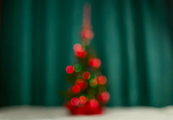 Boże Narodzenie drzewo bokeh — Zdjęcie stockowe