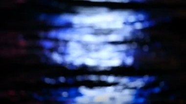 Gece arka plan mavi denize