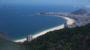 Sugarloaf dağ Copacabana plaj