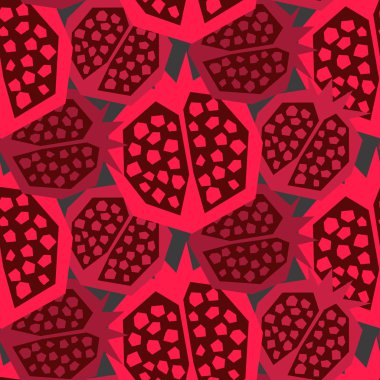 Nar desen. Sorunsuz süsleme.