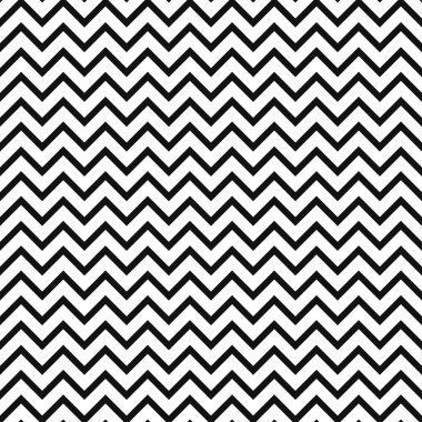 Chevron zikzak siyah beyaz seamless modeli.