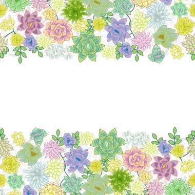 Etli Bahçe border kart tasarımı.