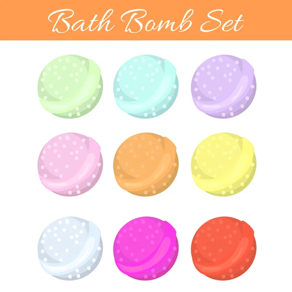 Banyo köpüğü bombaları seti.