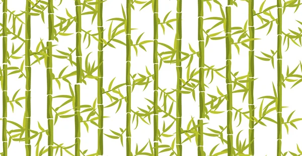 Bambus nahtloses vertikales Muster. — Stockvektor