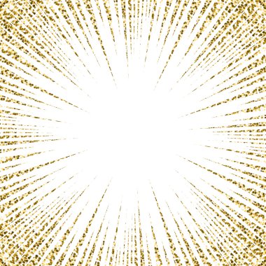 Altın glitter yaklaşmakta olan komik satır arkaplanı.