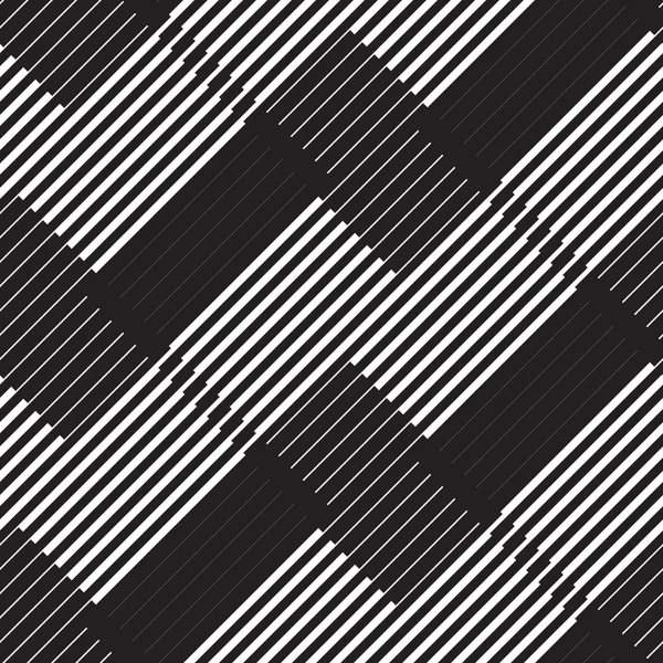 Black and white stripe geometrische vintage ontwerppatroon. — Stockvector