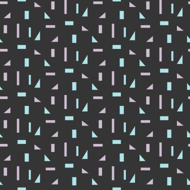 Soyut geometrik şekiller seamless modeli.