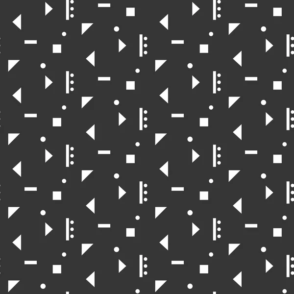 Abstrakte geometrische Formen nahtlose Muster. — Stockvektor