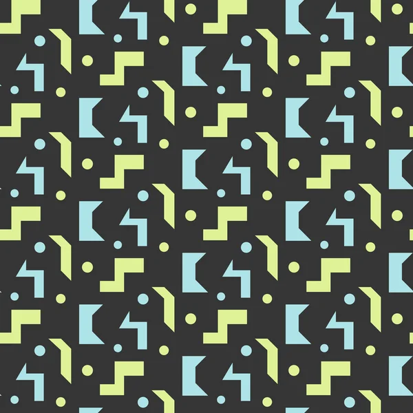 Formas geométricas abstractas patrón sin costura . — Vector de stock