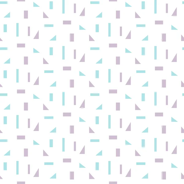 Formes géométriques abstraites motif blanc sans couture . — Image vectorielle