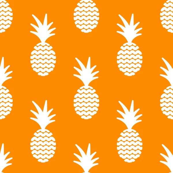 Ananas basit vetor sorunsuz arka plan. Tekstil desen.