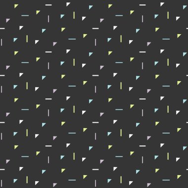 Soyut geometrik şekiller seamless modeli.