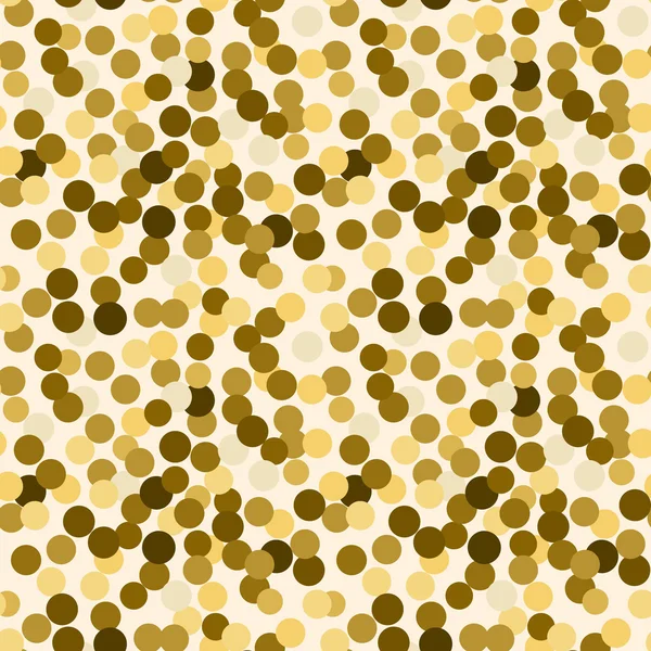 Lentejuelas de oro confeti tendido en el fondo vector suelo . — Archivo Imágenes Vectoriales