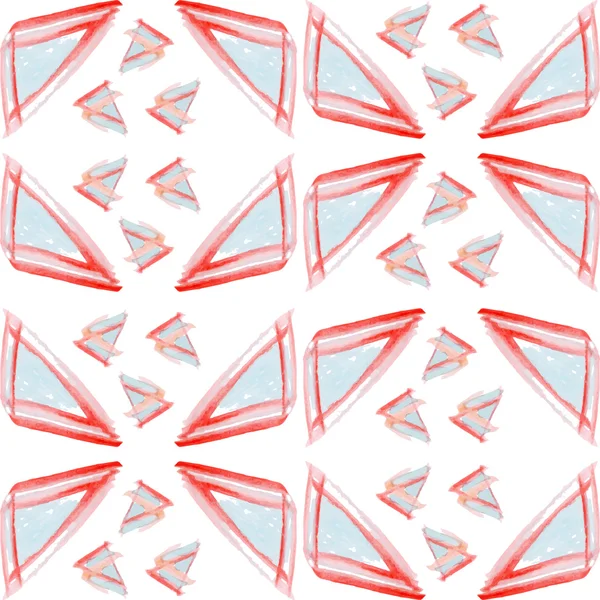Aquarell-Dreieck-Muster — Stockvektor