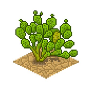 Opuntia ficus indica vektör