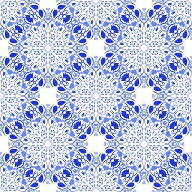 Sorunsuz mandala desen Fas Arapça tarzı