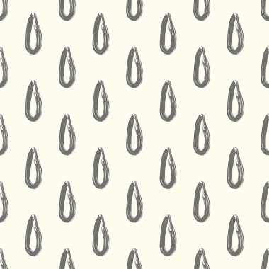 Sorunsuz grunge desen. Fırça konturları doku