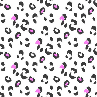Leopard or cheetah seamless skin pattern.