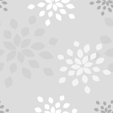 Stilize çiçek seamless modeli.