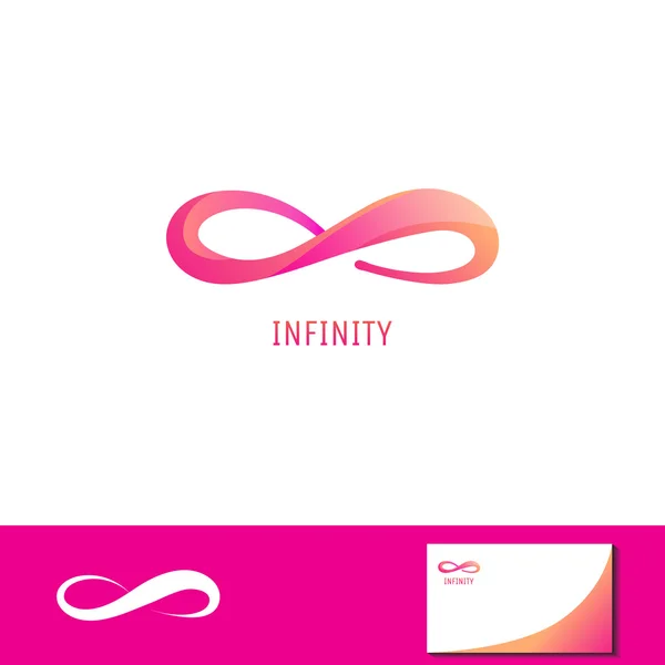 Infinity logo symbol concept. Identity design. — Διανυσματικό Αρχείο