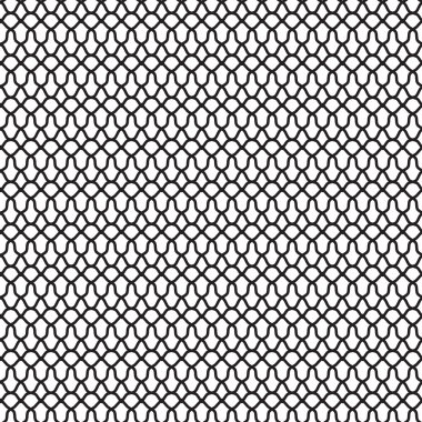 Beyaz üzerine siyah net nonuniform peçe.