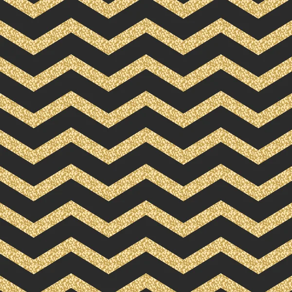 Classic chevron stripe glitter shimmer seamless vector pattern. — ストックベクタ