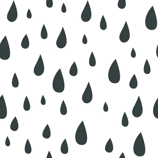 Baby vector seamless pattern. Light fun rain print for textil. — Stock Vector