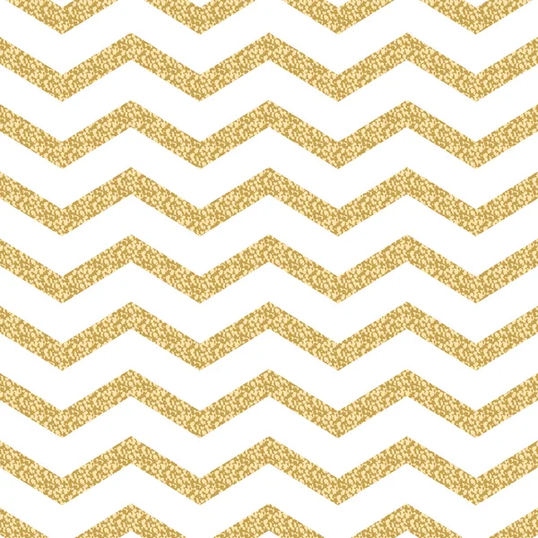 Klassisches Chevron Stripe Glitter schimmern nahtlose Vektormuster. — Stockvektor