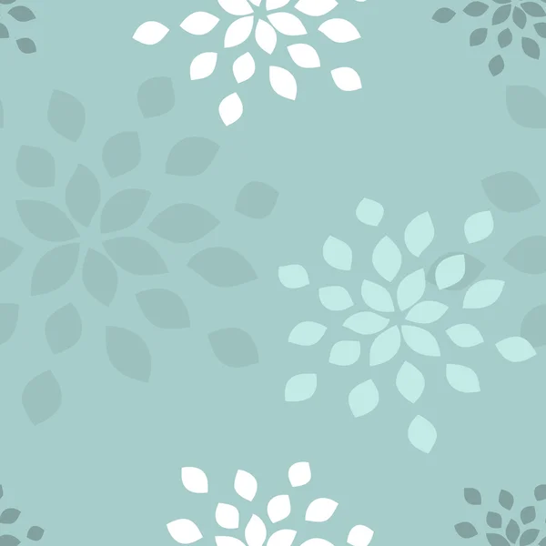Fleur stylisée motif sans couture . — Image vectorielle