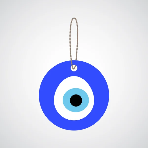 Turkse amulet - Nazar, geloofd om te beschermen tegen het boze oog. — Stockvector