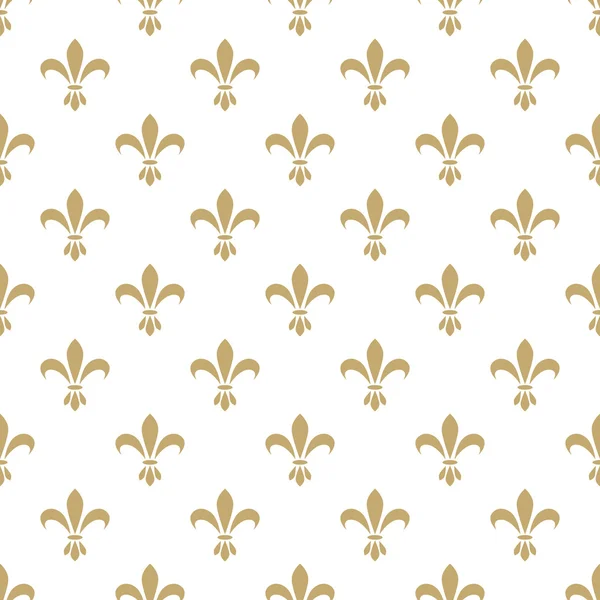 Fleur de lis Dikişsiz desen vektör. Fransız vintage stilize lily lüks sembolü.