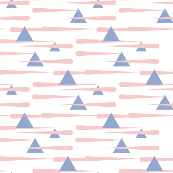 Patrón geométrico sin costura en color pantone del año 2016. Diseño simple abstracto . — Archivo Imágenes Vectoriales