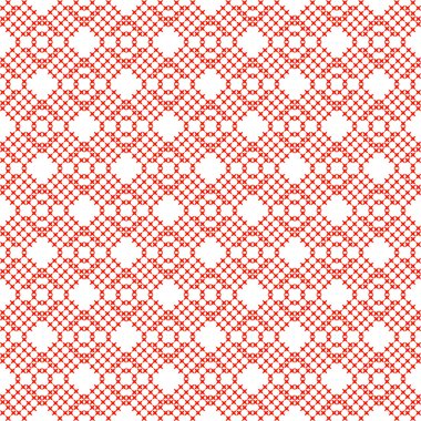 Çapraz dikiş sorunsuz vektör desen.