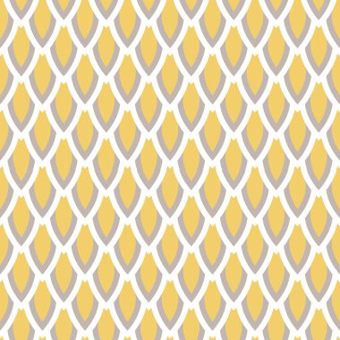 Hardal sarı ve takımları vektör geometrik seamless modeli.