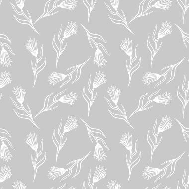 Peygamber Çiçeği vektör seamless modeli.