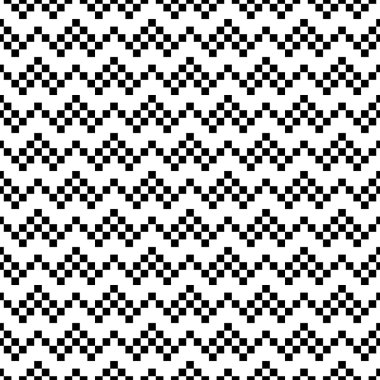 Piksel sanat kabile etnik seamless modeli.