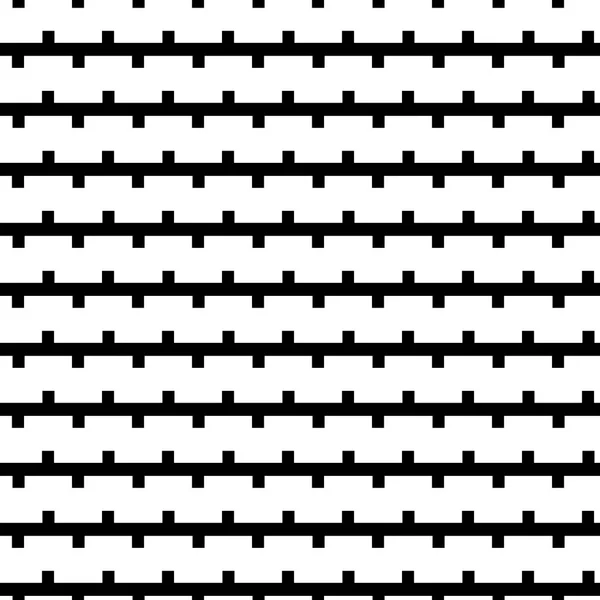 Pixel art tribal ethnic seamless pattern. — Stock Vector