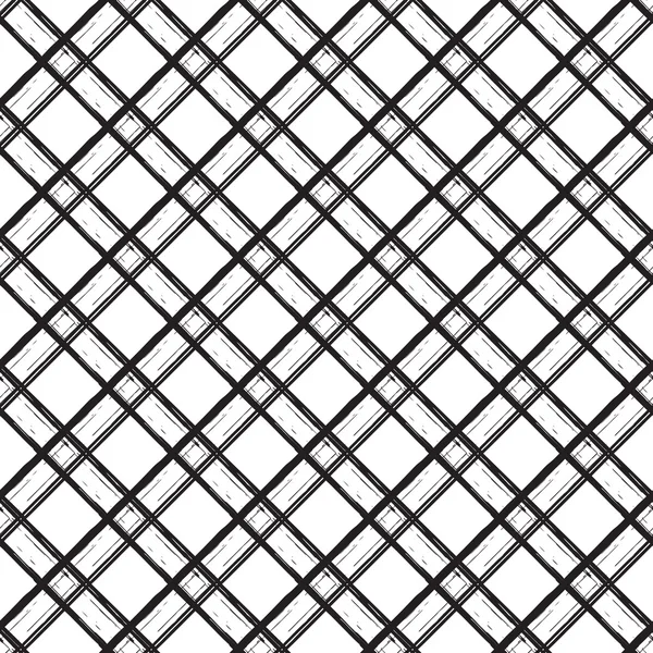 Cepillo trazo patrón de vector sin costura . — Archivo Imágenes Vectoriales