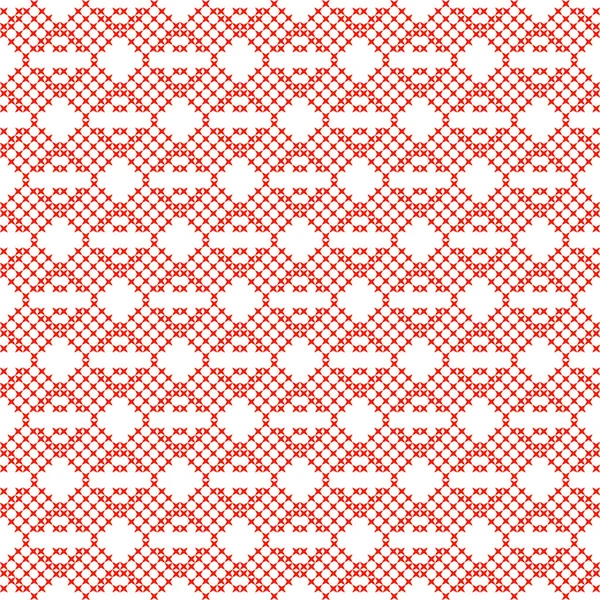 Motif vectoriel sans couture point de croix . — Image vectorielle