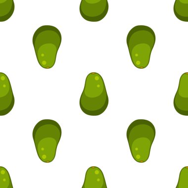 Yeşil avokado meyve deseni.