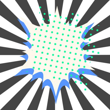 Çizgi roman vektör efektleri.