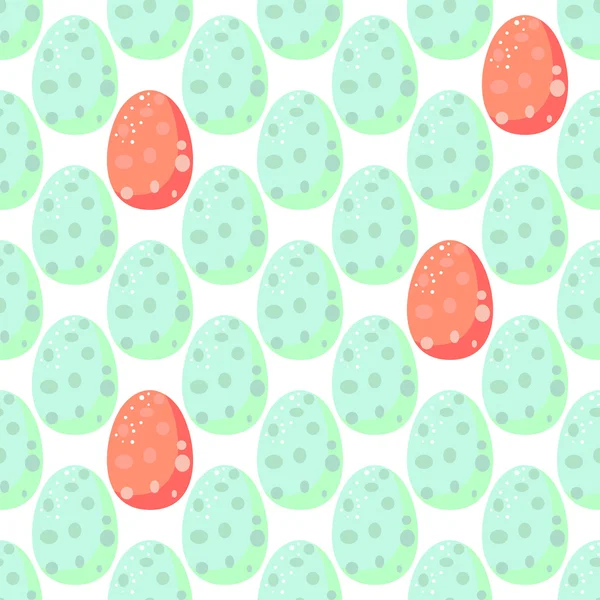 Oeuf de Pâques motif vectoriel sans couture . — Image vectorielle