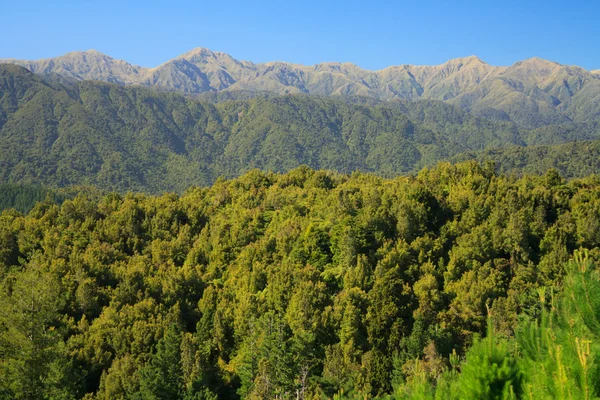 Yeni Zelanda'da uzak dağlar