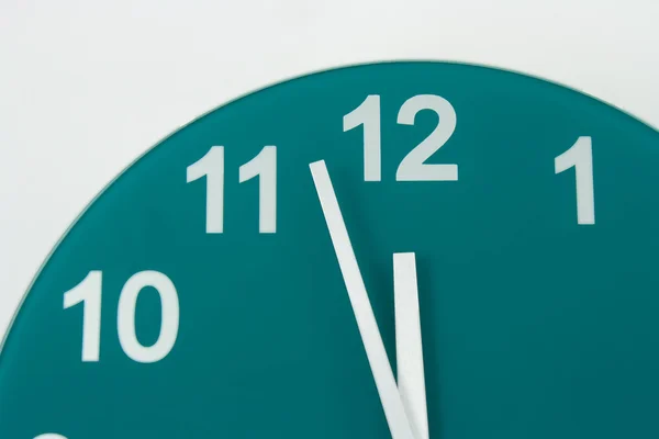 Clock face showing two minutes to midnight — Stock Photo, Image