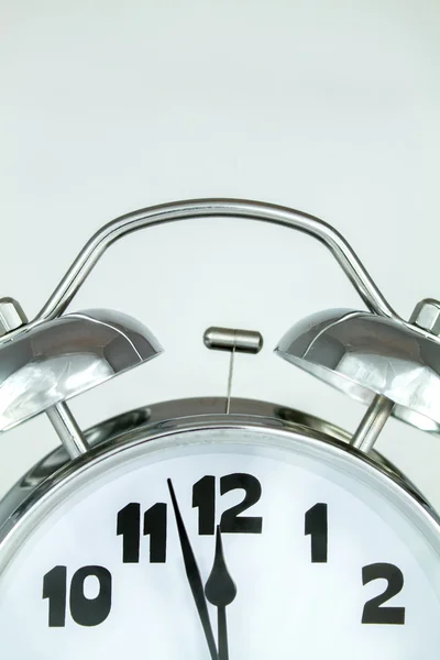 Chrome alarm clock — Stock Photo, Image