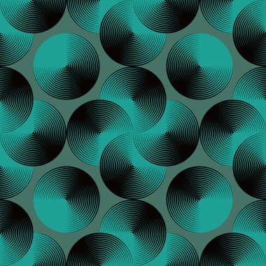 Optik illüzyon, doğrusal çevrelerin seamless modeli.