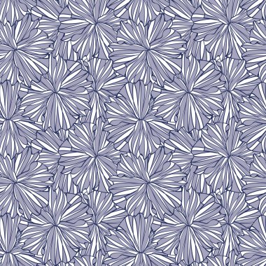 Vektör - stilize çiçeklerle Seamless Modeli.