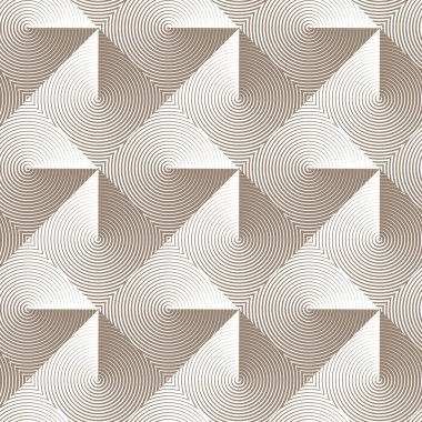 Optik illüzyon, katlanmış doğrusal kareler seamless modeli.