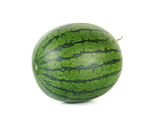 Melon d'eau isolé sur le fond blanc — Photo