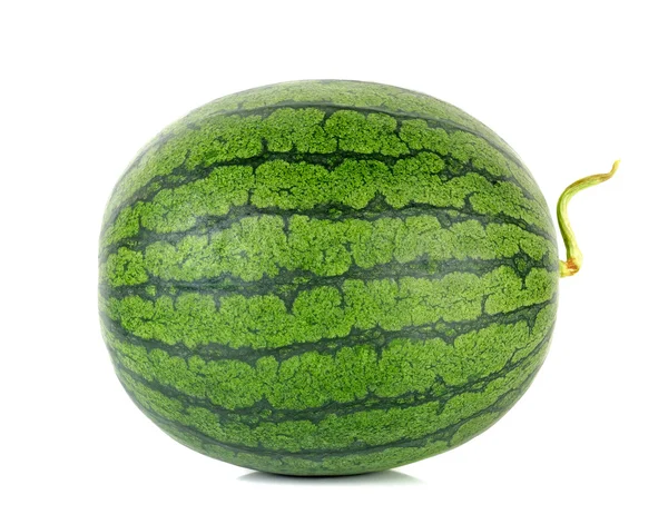 Melon d'eau isolé sur le fond blanc — Photo
